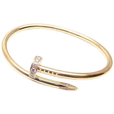 cartier gold bangle bracelet|cartier nail bracelet price list.